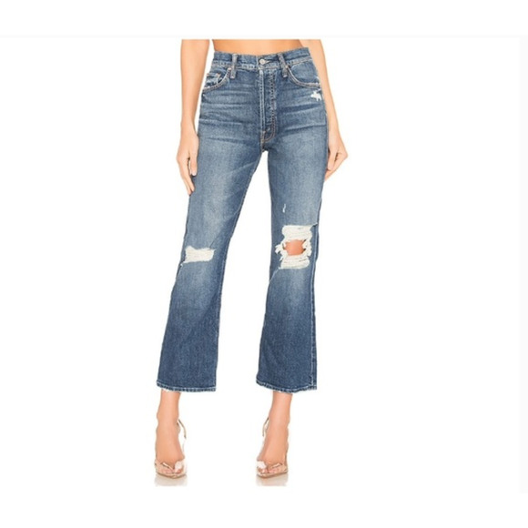 Mother Superior The Tripper Jeans in Your Treat or Mine Wash Denim Jeans Size 26 - Picture 15 of 16